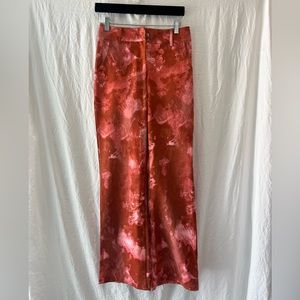 Pink Wash Straight Leg Pants